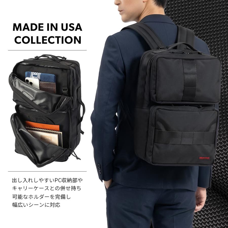 最大44% 3/22まで ブリーフィング メイドインUSAコレクション リュック メンズ ブランド A4 B4 PC 14インチ BRIEFING MADE IN USA COLLECTION BRA261P01 | BRIEFING | 02