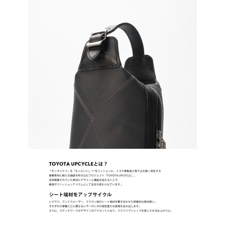 最大42% 8/23限定 エルゴポック × トヨタ自動車 ボディバッグ ハンドバッグ メンズ レディース 本革 HERGOPOCH TOYOTA TY-SSR | HERGOPOCH | 04