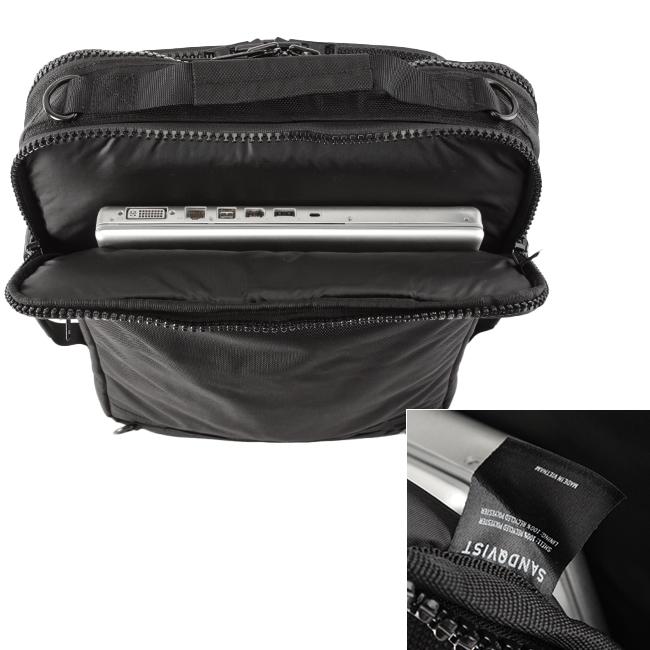 最大42% 1/15限定 サンドクヴィスト ビジネスバッグ メンズ 50代 40代 3WAY ビジネスリュック 通勤 薄型 スリム エアリアル SANDQVIST tyre 在庫限り | SANDQVIST | 16