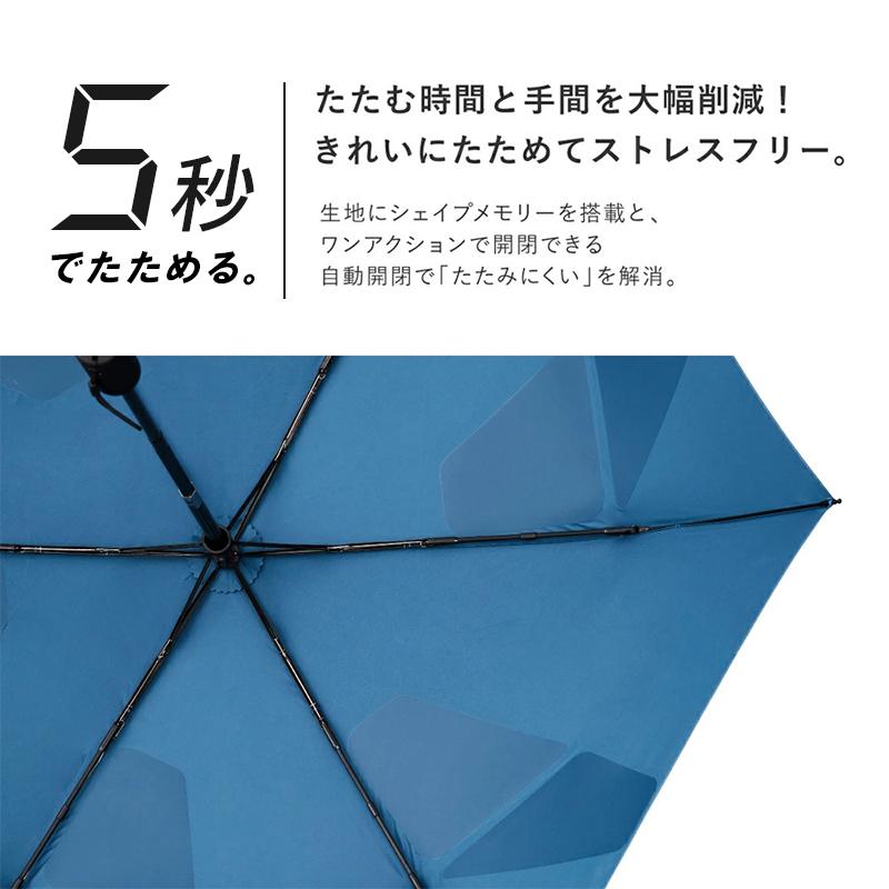 最大42% 3/8限定 ウォーターフロント 折りたたみ傘 晴雨兼用 自動開閉 軽量 超撥水 UVカット ワンタッチ 折り畳み傘 55cm Waterfront U355-0811 | Waterfront | 11