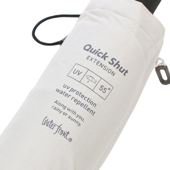 最大51% 2/11限定 ウォーターフロント 折りたたみ傘 自動開閉 晴雨兼用 軽量 コンパクト 6本骨 クイックシャット エクステンション Waterfront U355-0887 | Waterfront | 14
