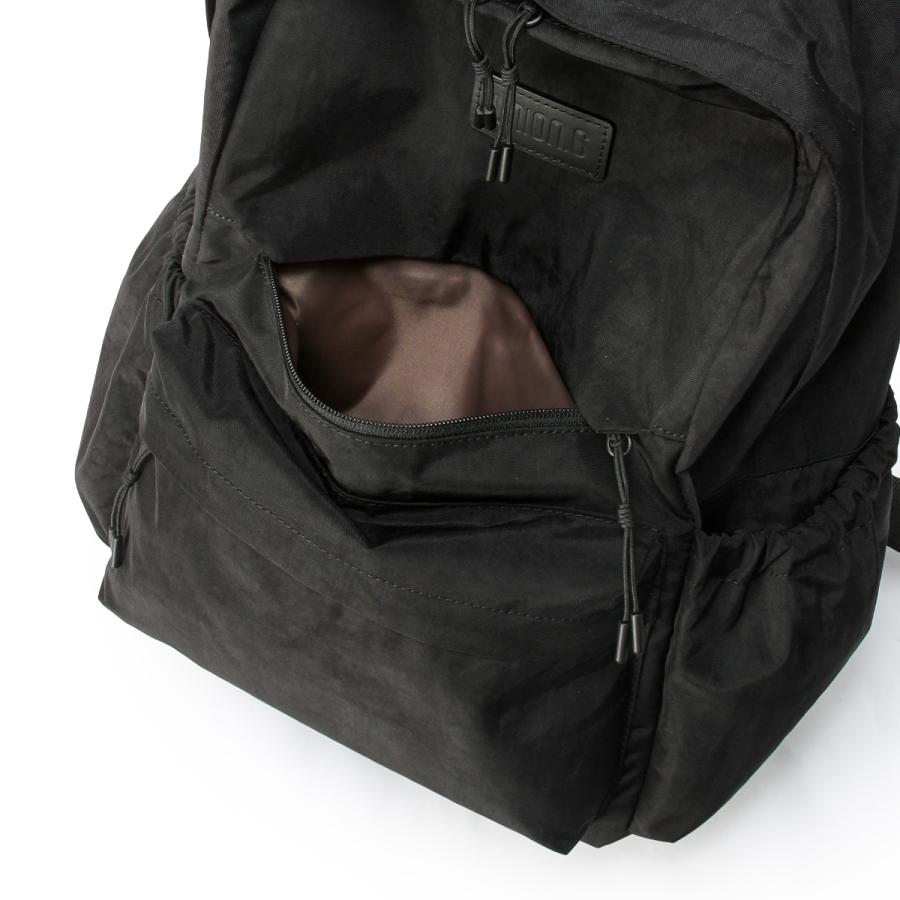 最大51% 2/11限定 ユニオンシックス ポリエスター リュック バックパック メンズ レディース ブランド A4 24L PC収納 15インチ UNION.6 WRINKLED NYLON D3 | UNION6 | 13