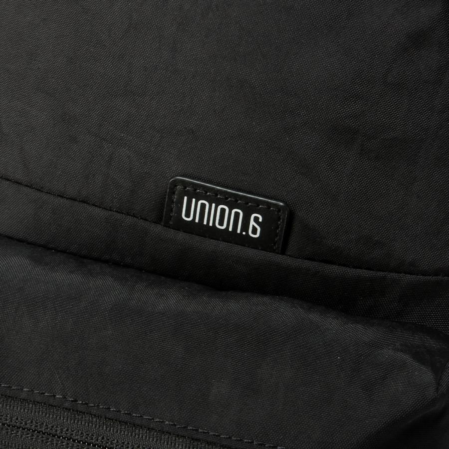 最大51% 2/11限定 ユニオンシックス ポリエスター リュック バックパック メンズ レディース ブランド A4 24L PC収納 15インチ UNION.6 WRINKLED NYLON D4 | UNION6 | 12