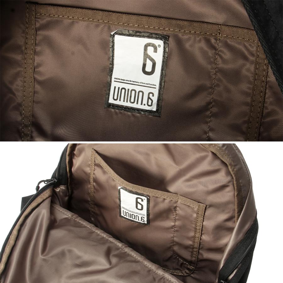 最大51% 1/4限定 ユニオンシックス ポリエスター リュック バックパック メンズ レディース ブランド A4 24L PC収納 15インチ UNION.6 WRINKLED NYLON D4 | UNION6 | 09
