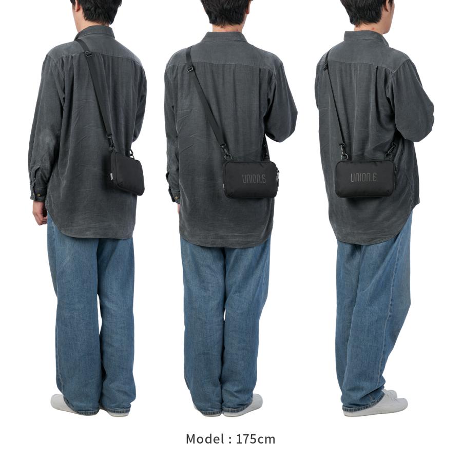 最大51% 2/11限定 ユニオンシックス ポリエスター ショルダーバッグ メンズ レディース ブランド 斜めがけバッグ 小さめ UNION.6 POLYESTER UNION6 | UNION6 | 05