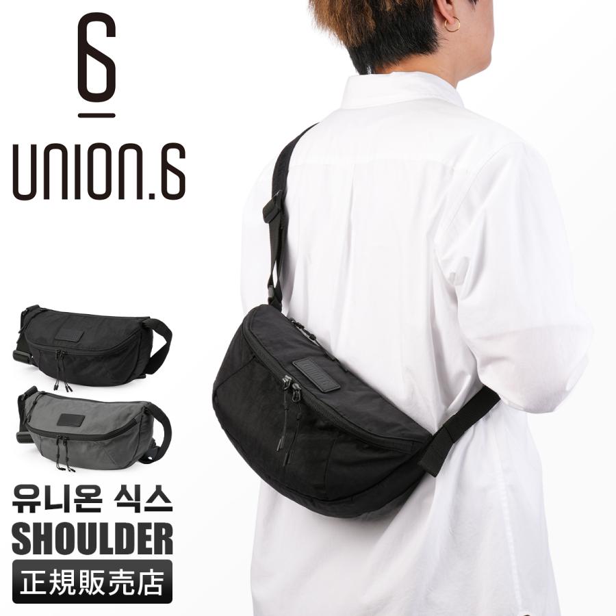最大51% 2/11限定 UNION.6 ユニオンシックス ボディバッグ ウエストバッグ ワンショルダーバッグ メンズ ブランド 斜めがけ ミニ WRINKLED NYLON uacb15j | UNION6
