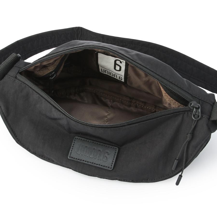 最大51% 3/27限定 UNION.6 ユニオンシックス ボディバッグ ウエストバッグ ワンショルダーバッグ メンズ ブランド 斜めがけ ミニ WRINKLED NYLON uacb15j | UNION6 | 07