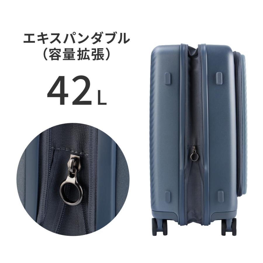 最大42% 9/15限定 サムソナイト スーツケース 機内持ち込み Sサイズ SS 33L/42L 小型 小さめ 拡張 フロントオープン ブックオープン Samsonite UE9*48001 | Samsonite | 15