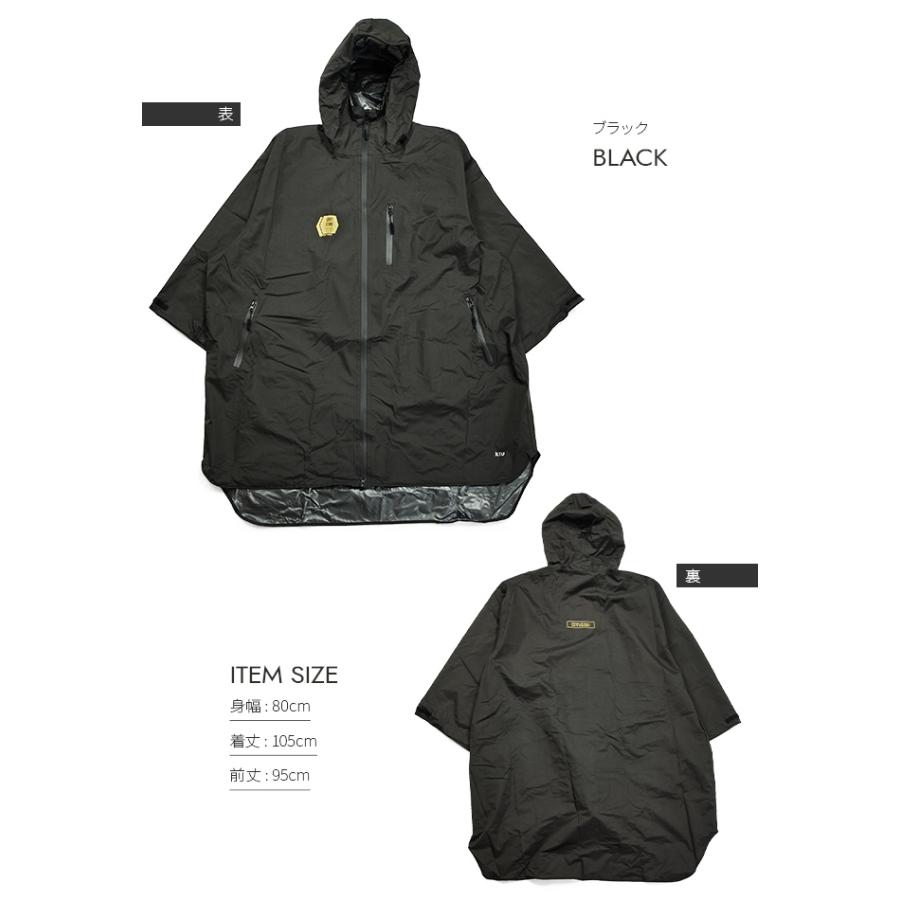 最大41% 9/6限定 KiU レインポンチョ レインコート カッパ メンズ レディースおしゃれ 雨具 防水 アンバイ UNBY ugs-wp001 | AS2OV | 03