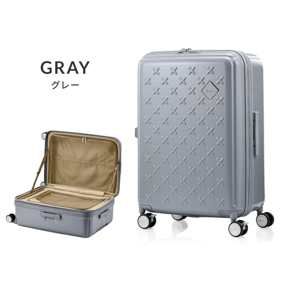 最大42% 9/5限定 アメリカンツーリスター パクストラ スーツケース Mサイズ 65L/75L フロントオープン ストッパー 拡張 American Tourister UH1-002 3年保証 | AMERICAN TOURISTER | 04