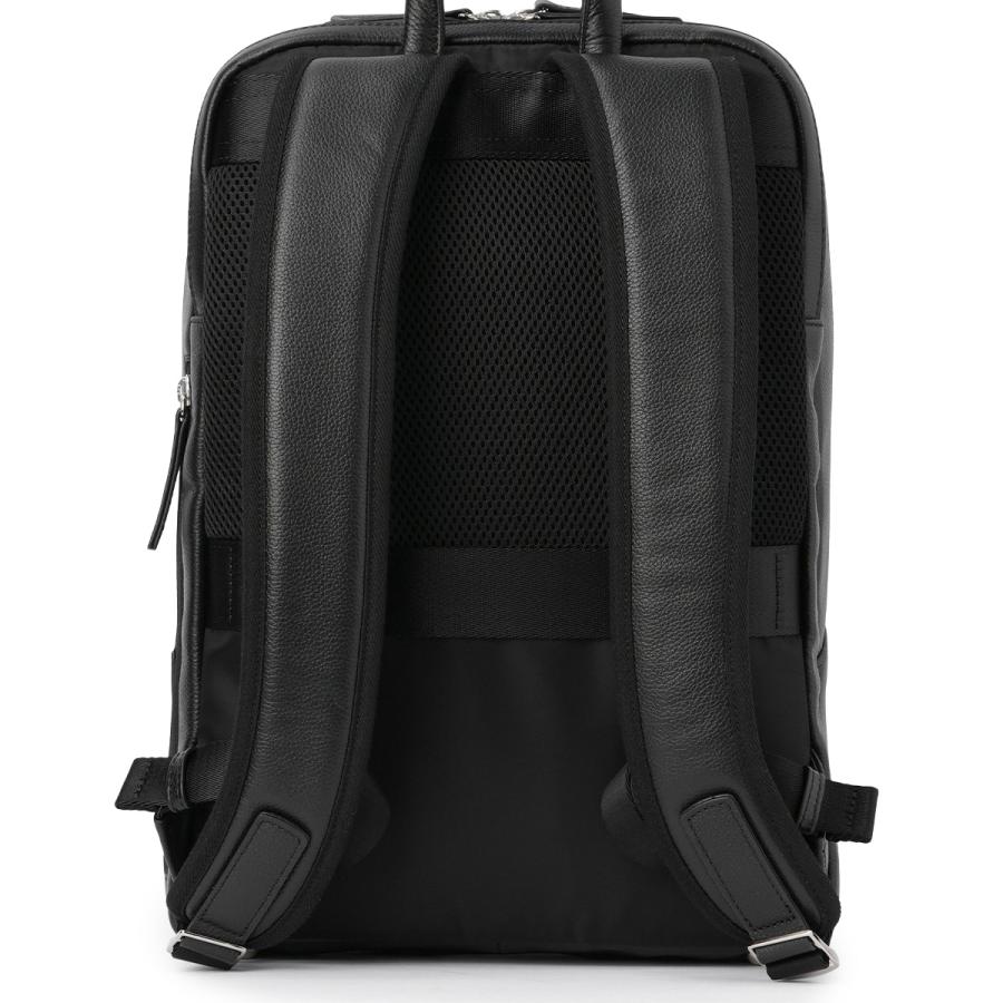 美品 ultima TOKYO リュック レザー ネイビー A4収納可 シボ革 ace