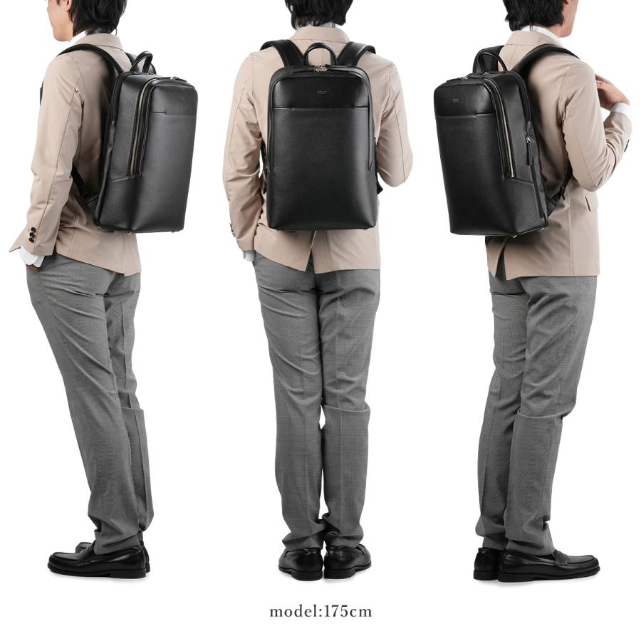 未使用に近い　ウルティマトーキョー　リュック　レザー　シボ革　ネイビー　A4可 未使用に近い ウルティマトーキョー リュック レザー シボ革