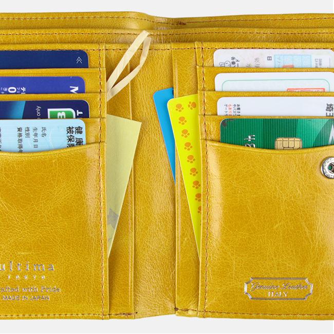 最大51% 2/17まで ウルティマ トーキョー 二つ折り財布 レディース メンズ 革 日本製 レザー ultima tokyo ゼウス Zeus 34534 在庫限り | Ace | 12