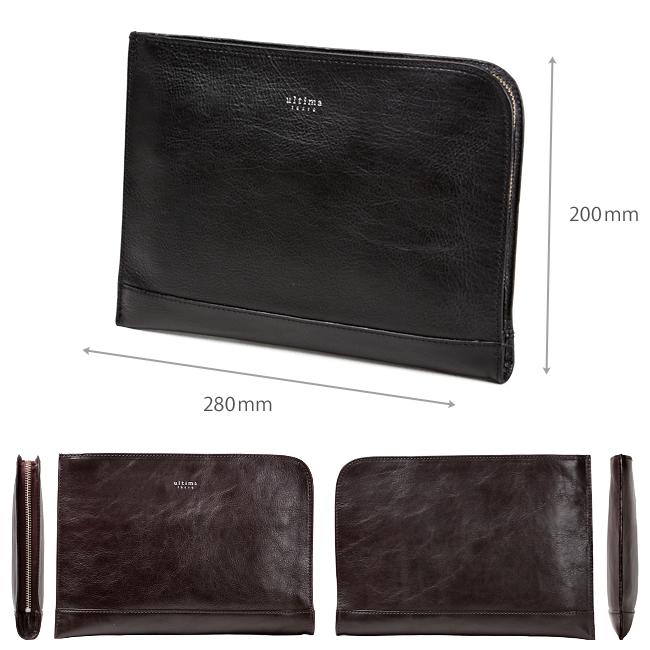 最大46% 2/19限定 ウルティマトーキョー クラッチバッグ 本革/レザー 薄マチ/スリム B5 ultima TOKYO 77822 メンズ ブランド 在庫限り | Ace | 02