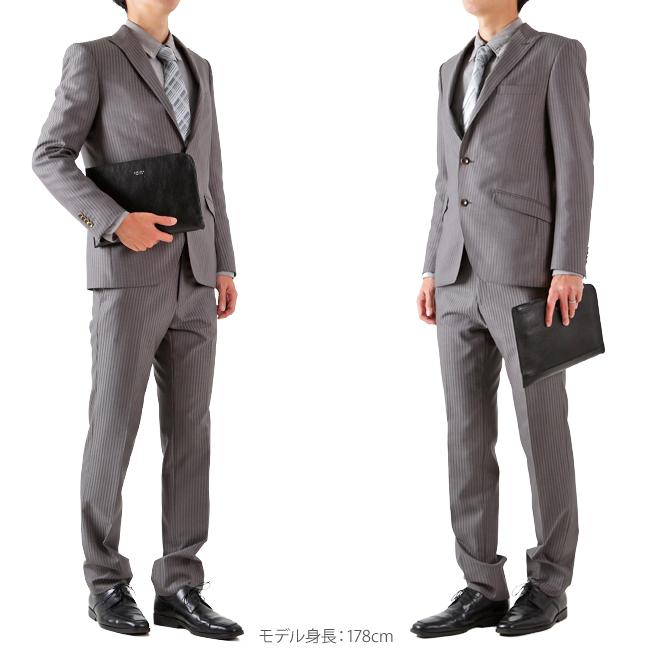 最大46% 2/19限定 ウルティマトーキョー クラッチバッグ 本革/レザー 薄マチ/スリム B5 ultima TOKYO 77822 メンズ ブランド 在庫限り | Ace | 03