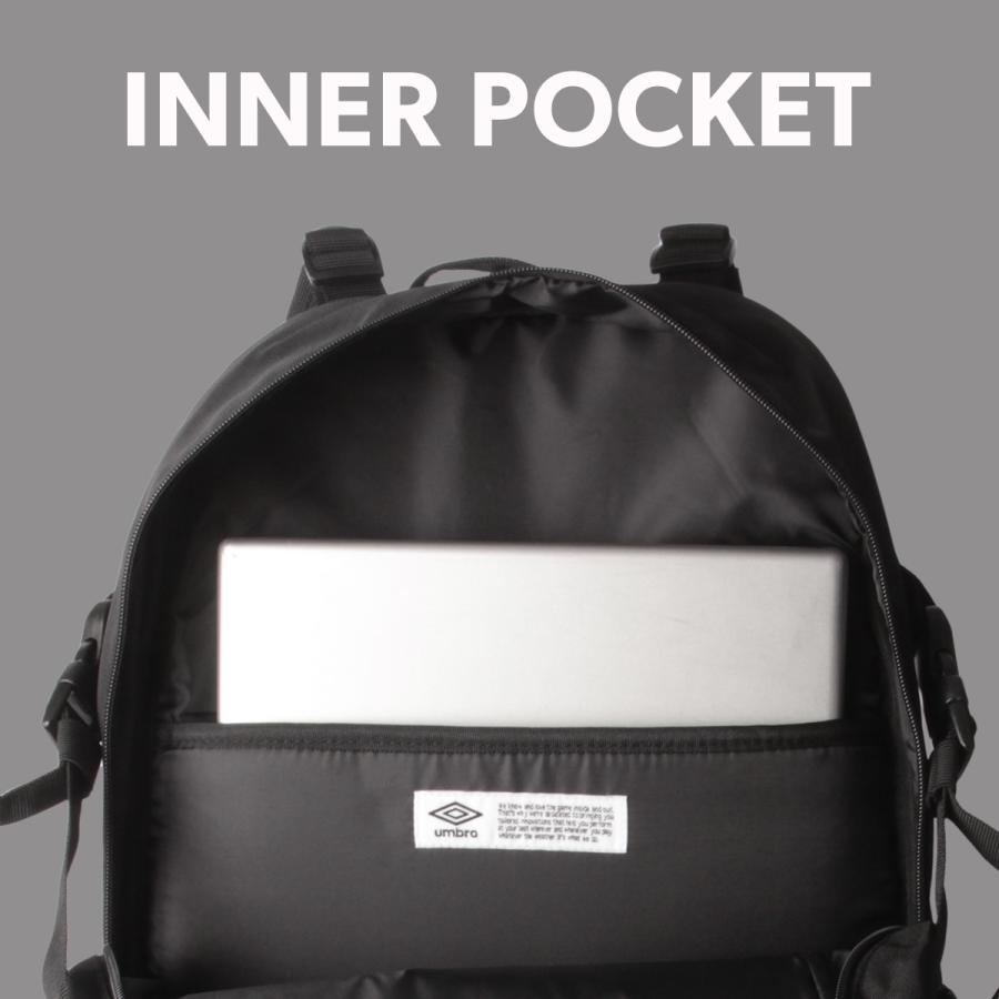 最大50% 2/15限定 アンブロ リュック 22L/25L 軽量 男子 女子 中学生 高校生 黒 通学 部活 ボディバッグ スクールバッグ A4 B4 リヴラメント UMBRO 70767 | umbro | 09