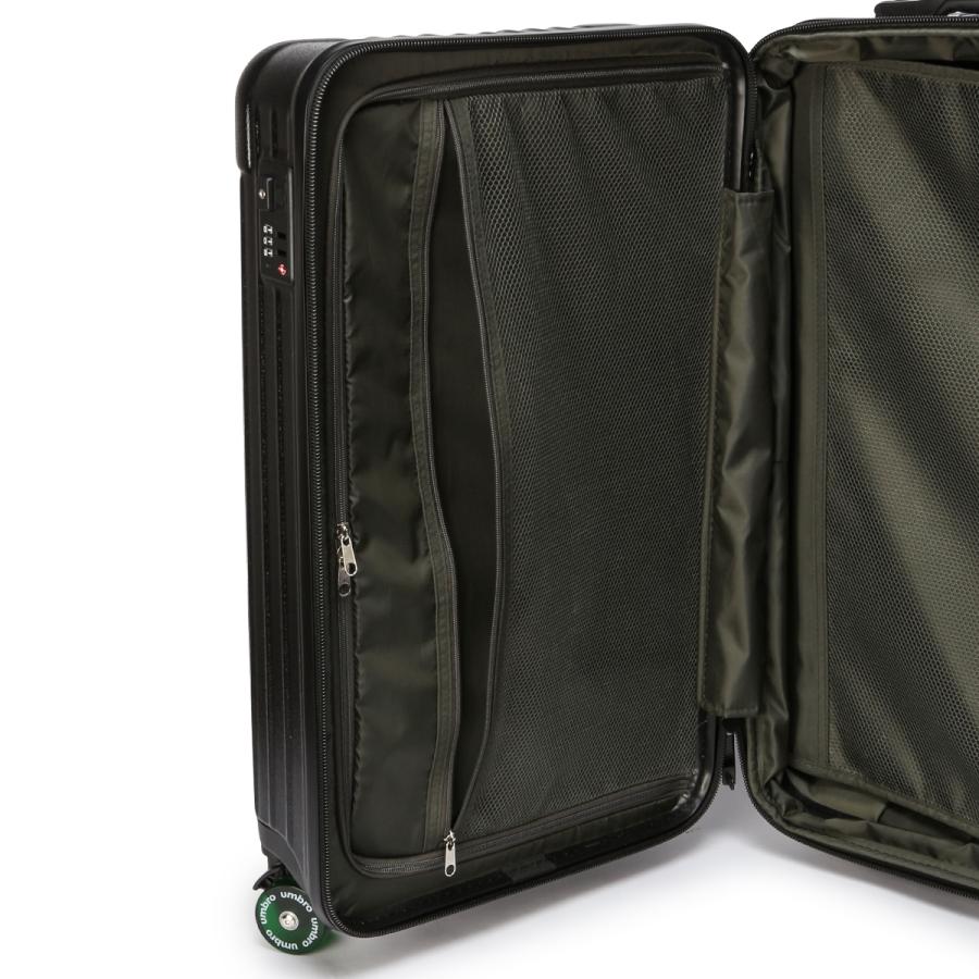 最大50% 2/15限定 アンブロ ガザ2 スーツケース Mサイズ 65L/74L 拡張機能付き USBポート付き UMBRO Gazza II 70883 キャリーケース キャリーバッグ | umbro | 12