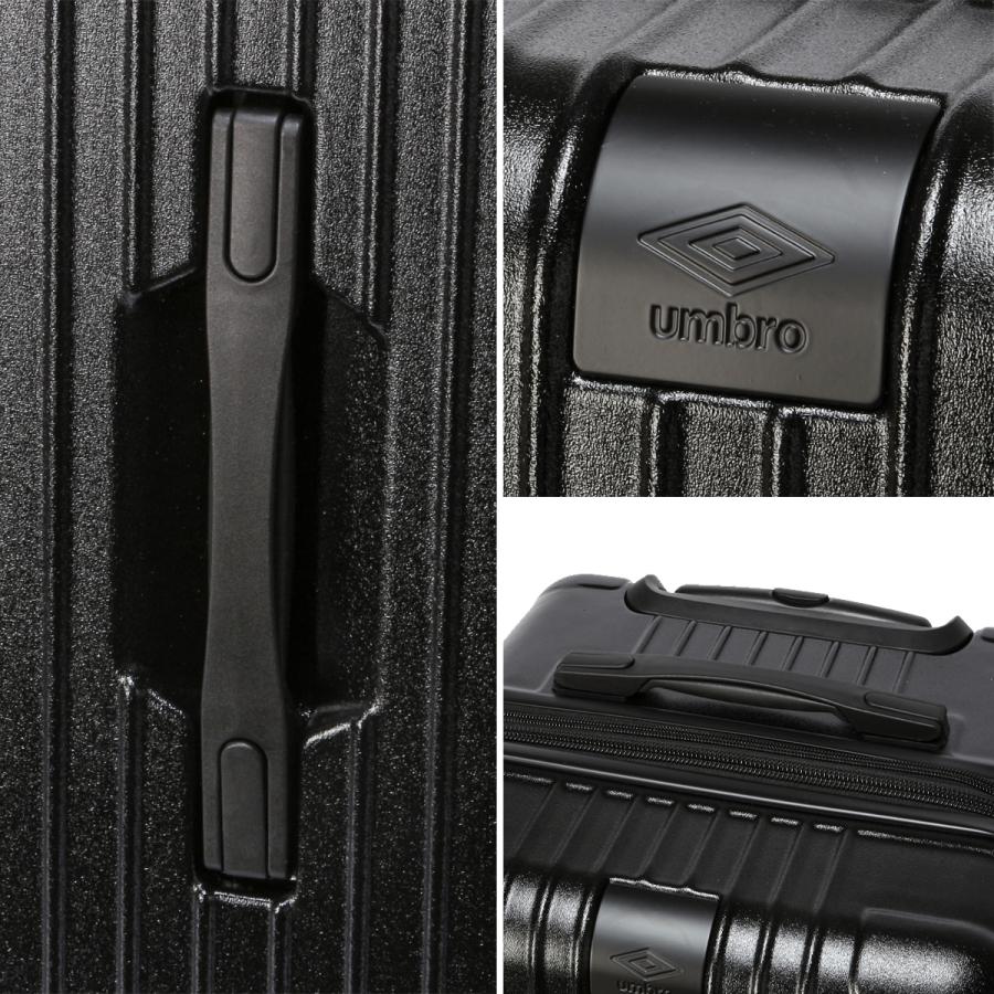 最大50% 2/15限定 アンブロ ガザ2 スーツケース Mサイズ 65L/74L 拡張機能付き USBポート付き UMBRO Gazza II 70883 キャリーケース キャリーバッグ | umbro | 15