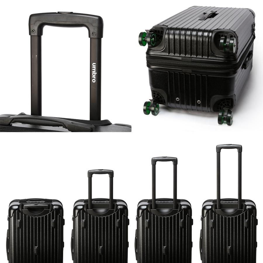 最大50% 2/15限定 アンブロ ガザ2 スーツケース Mサイズ 65L/74L 拡張機能付き USBポート付き UMBRO Gazza II 70883 キャリーケース キャリーバッグ | umbro | 17