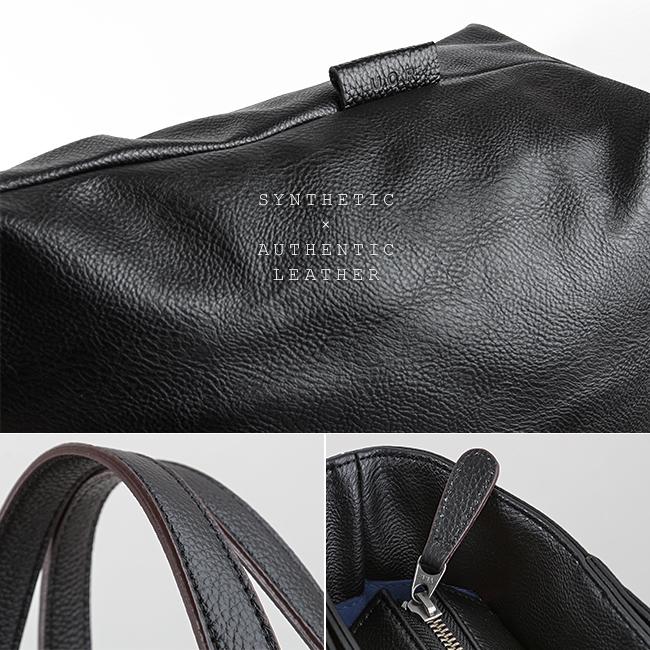 Un coeur アンクール トートバッグ 肩掛け 天ファスナー付き