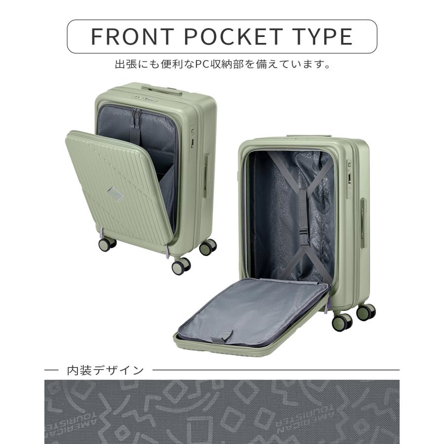 最大51% 3/3限定 アメリカンツーリスター ヴェロックス スーツケース Mサイズ 50L/61L 拡張 深底 フロントオープン ストッパー AmericanTourister UN8-002 | AMERICAN TOURISTER | 10