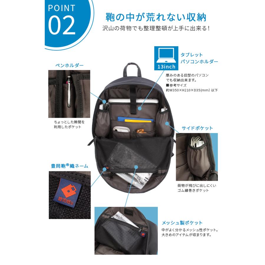 ウノフク リュック デイパック メンズ レディース ブランド 軽量 撥水