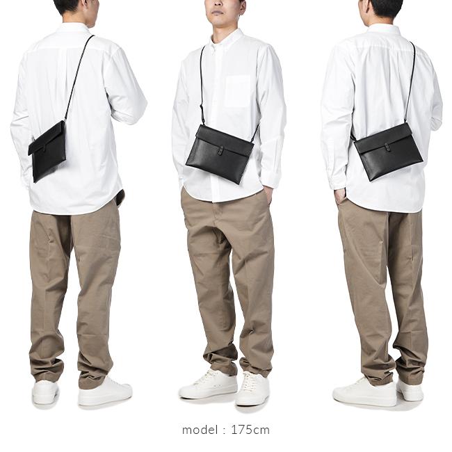 トモエ バッグ ショルダーバッグ サコッシュ メンズ レディース ブランド レザー スリム 本革 薄型 日本製 斜めがけ ユーティリティ TOMOE | TOMOE | 07