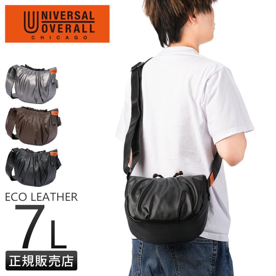 商品レビューで+5%｜ユニバーサルオーバーオール ショルダーバッグ メンズ レディース 三日月型 合皮 A5 UNIVERSAL OVERALL UVO-220 UNIVERSAL OVERALL（ユニバーサルオーバーオール） 最大46% 1/8限定
