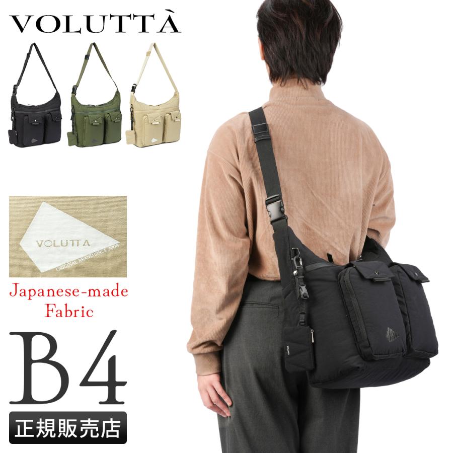 最大41% 12/25限定 ヴォルッタ アルマ ショルダーバッグ メンズ 三日月型 A4 VOLUTTA ALMA VOL421 | VOLUTTA