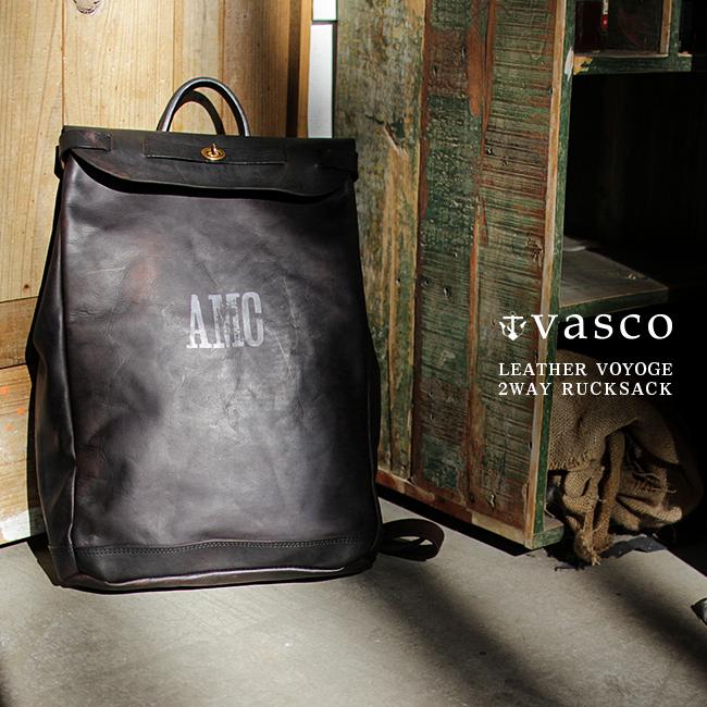 【 Vasco 】レザー オールド バックパック ブラック vasco 最大55% 10/26まで ヴァスコ リュック メンズ レザー 牛革