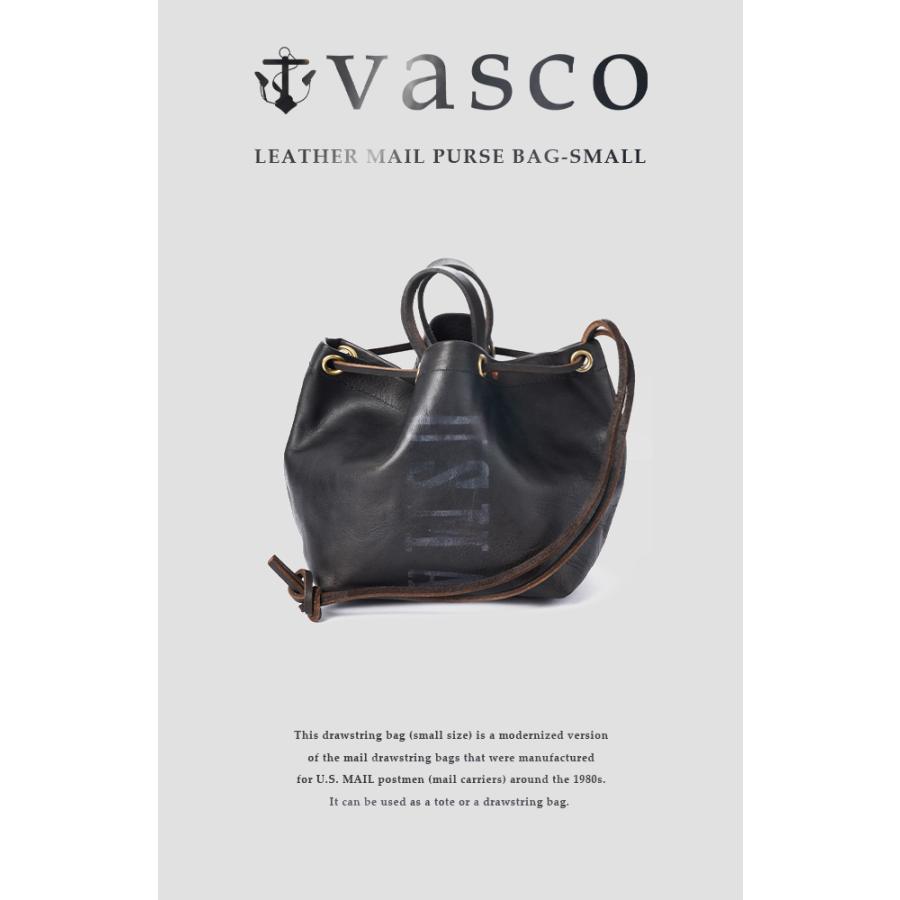VASCO 2WAY巾着バッグ Sサイズ vasco 巾着型2WAYショルダーバッグ LEATHER WANDER PURSE BAG VS