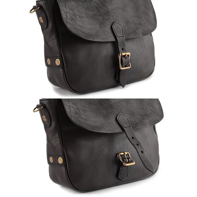 最大51% 2/3限定 ヴァスコ ショルダーバッグ 本革 日本製 黒 メンズ レディース オールドオイル VASCO VS-249L | vasco | 12