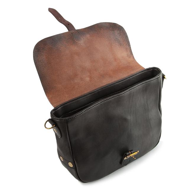 vasco ショルダーポーチ　ブラック vasco - 【24AW】LEATHER GARCON 2WAY BAG [BLACK] | ショルダーバッグ