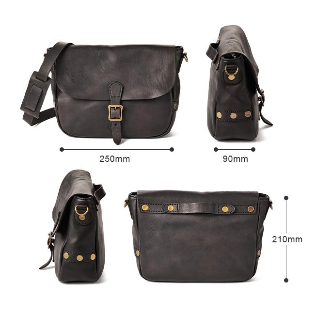 vasco ショルダーポーチ　ブラック vasco 最大51% 11/7限定 ヴァスコ ショルダーバッグ 本革 日本製 黒