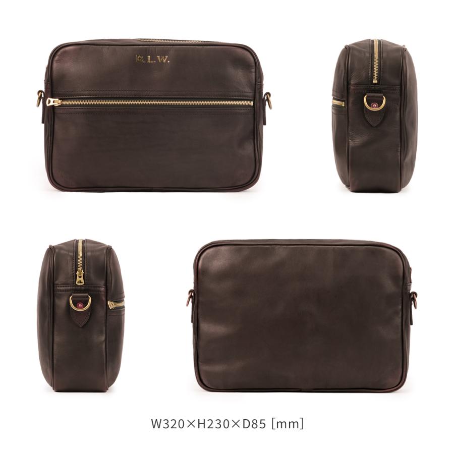 最大50% 2/5限定 vasco ヴァスコ ショルダーバッグ メンズ ブランド レザー 本革 日本製 横型 小さめ 斜めがけ A4 オールドオイル OLD OIL vs-255l | vasco | 08