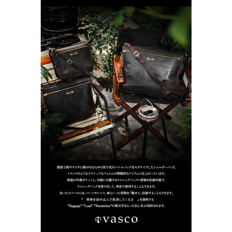 最大49% 9/9限定 vasco ヴァスコ ショルダーバッグ メンズ レディース ブランド レザー 本革 日本製 小さめ 斜めがけ A5 オールドオイル VS-274L | vasco | 05