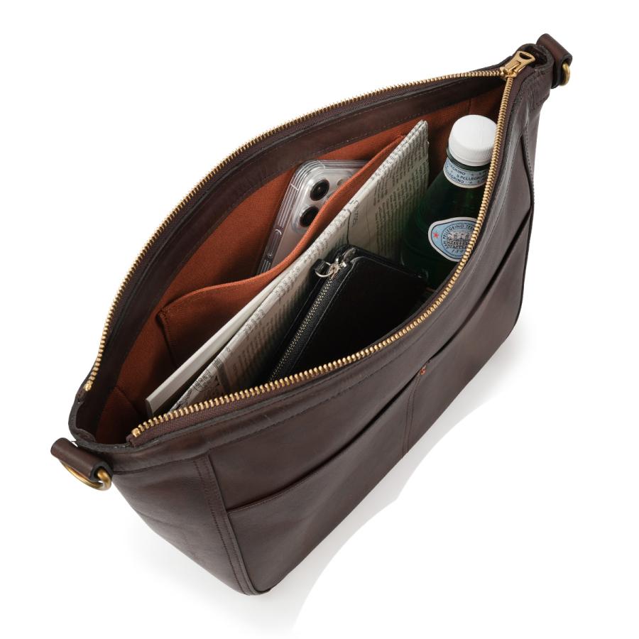 最大53% 3/1まで ヴァスコ オールドオイル ショルダーバッグ A4 本革 真鍮 日本製 vasco OLD OIL VS-312L | vasco | 16