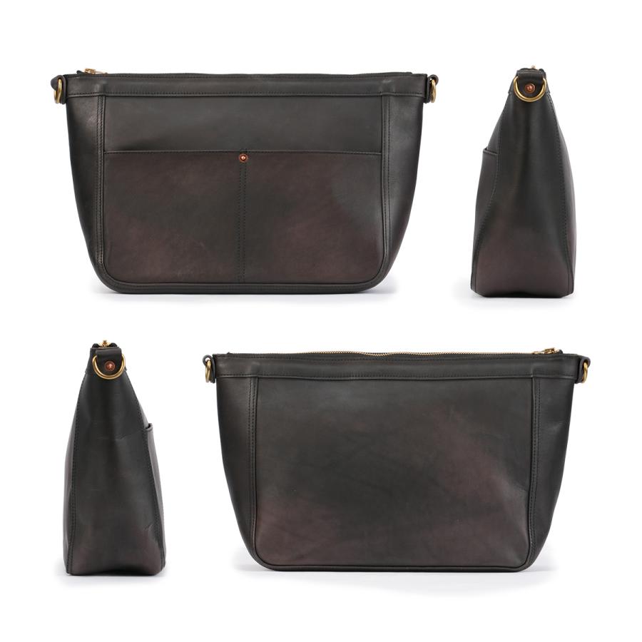 最大53% 3/1まで ヴァスコ オールドオイル ショルダーバッグ A4 本革 真鍮 日本製 vasco OLD OIL VS-312L | vasco | 23