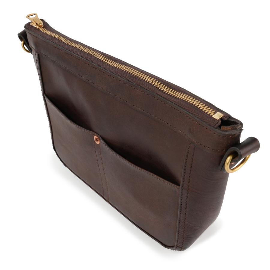 ヴァスコ オールドオイル ショルダーバッグ A5 本革 真鍮 日本製 vasco OLD OIL VS-313L | vasco | 15