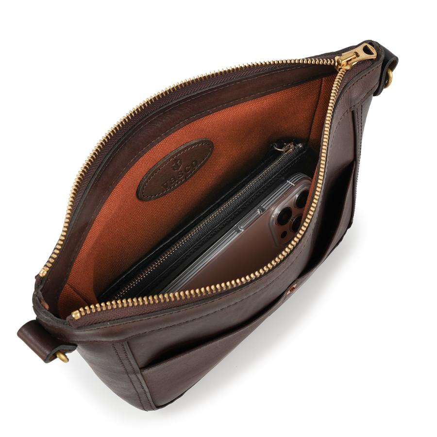 最大51% 2/3限定 ヴァスコ オールドオイル ショルダーバッグ A5 本革 真鍮 日本製 vasco OLD OIL VS-313L | vasco | 16