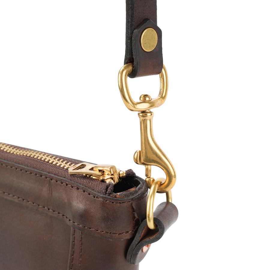 ヴァスコ オールドオイル ショルダーバッグ A5 本革 真鍮 日本製 vasco OLD OIL VS-313L | vasco | 18