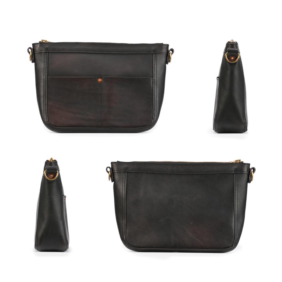 最大46% 3/18限定 ヴァスコ オールドオイル ショルダーバッグ A5 本革 真鍮 日本製 vasco OLD OIL VS-313L | vasco | 23