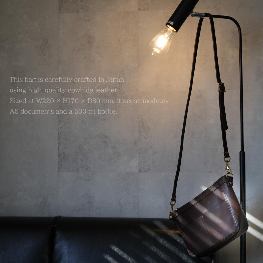 最大51% 2/3限定 ヴァスコ オールドオイル ショルダーバッグ A5 本革 真鍮 日本製 vasco OLD OIL VS-313L | vasco | 10