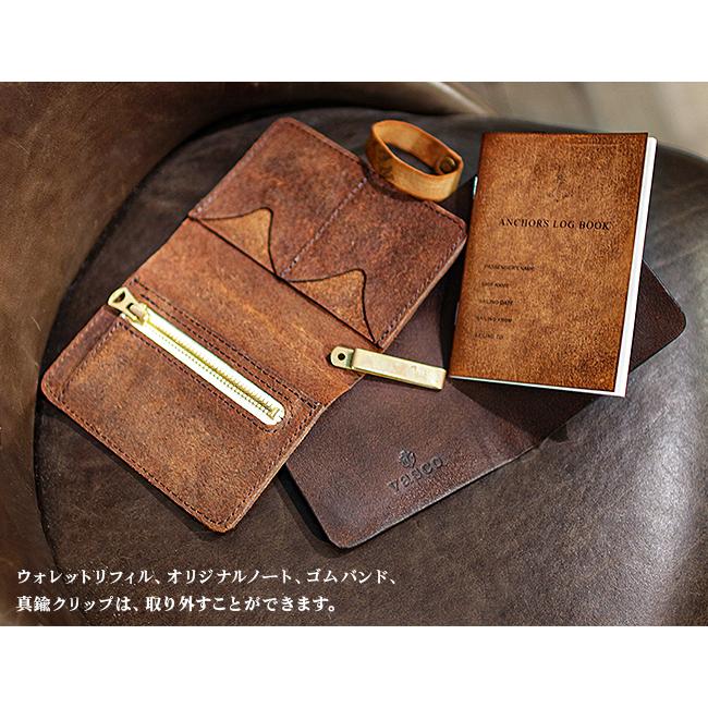 最大42% 3/3限定 vasco 財布 二つ折り財布 ミドル財布 ウォレット パスポートケース ブックカバー レザー 本革 日本製 ヴァスコ バスコ VS-810L | vasco | 21