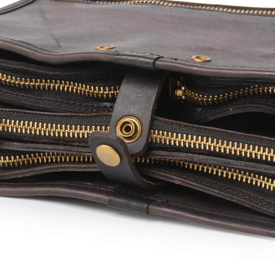 最大50% 2/5限定 ヴァスコ オールドオイル オーガナイザー セカンドバッグ メンズ 本革 A5 vasco OLD OIL VS-813L | vasco | 16