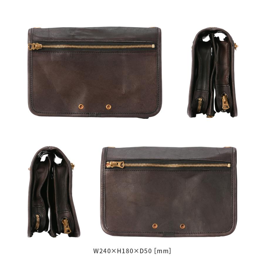 最大50% 2/5限定 ヴァスコ オールドオイル オーガナイザー セカンドバッグ メンズ 本革 A5 vasco OLD OIL VS-813L | vasco | 06