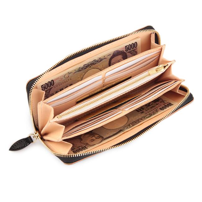 VAN ブラウン 長財布 箱付き CORDOVAN(コードバン) ラウンドファスナー長財布｜コードバン｜最高級