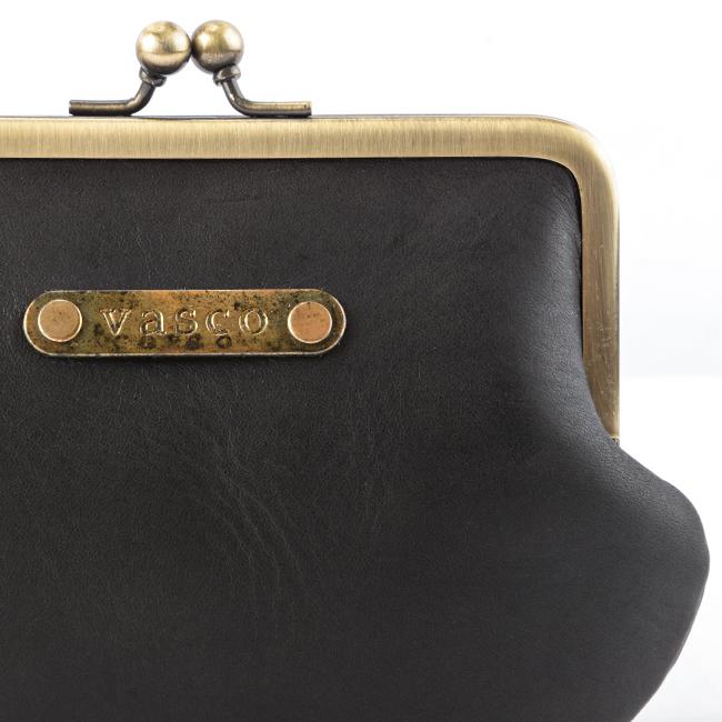 最終セール！未使用保管品ヴァスコがま口財布保存袋完備持ち出し無し ヴァスコ vasco ヴァスコ 財布 二つ折り財布 小銭入れ コイン