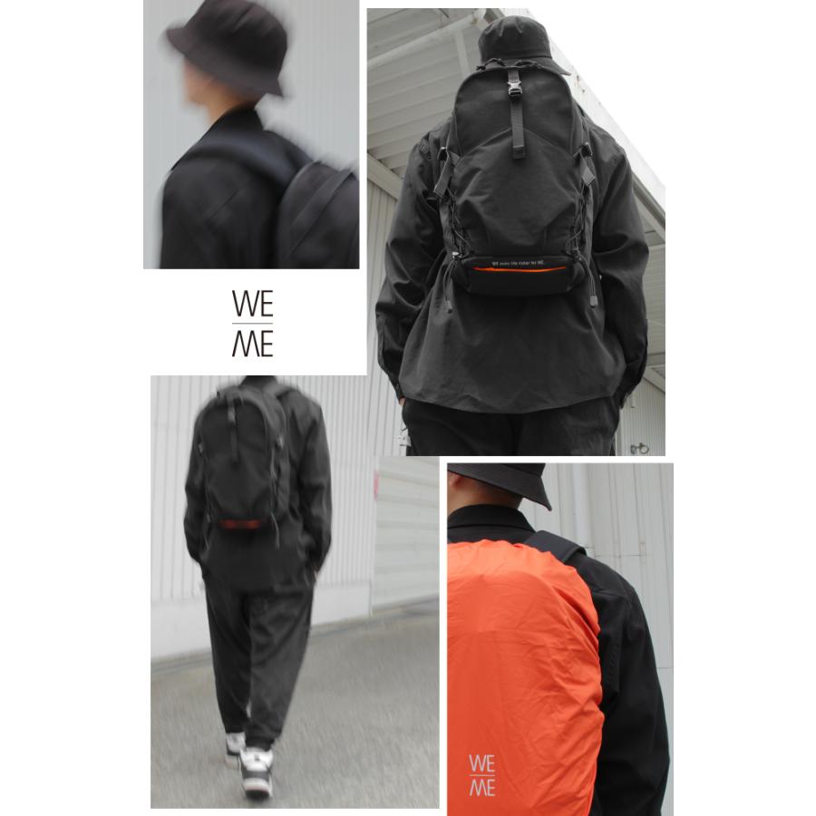 最大50% 9/27限定 ウィーミー リュック 24L 軽量 軽い ニット ジャージー ナイロン WE-ME W-02-2 レインカバー付き 自転車 ヘルメットポケット 日本製 在庫限り | ブランド登録なし | 22