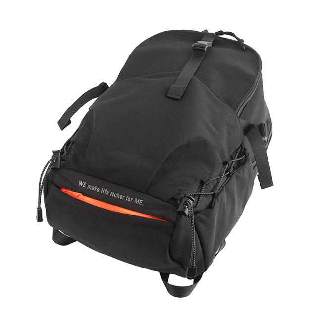 最大50% 9/27限定 ウィーミー リュック 24L 軽量 軽い ニット ジャージー ナイロン WE-ME W-02-2 レインカバー付き 自転車 ヘルメットポケット 日本製 在庫限り | ブランド登録なし | 09